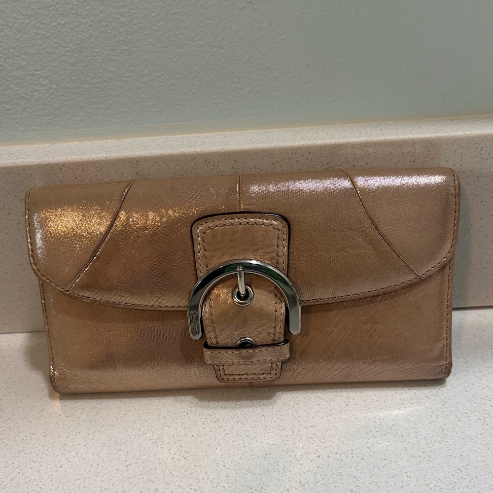 Coach Champagne Soho Bucket Wallet Vintage